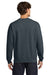 Gildan 18000 Mens Pill Resistant Fleece Crewneck Sweatshirt Heather Dark Grey Model Back