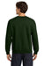 Gildan 18000 Mens Pill Resistant Fleece Crewneck Sweatshirt Forest Green Model Back