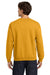 Gildan 18000 Mens Pill Resistant Fleece Crewneck Sweatshirt Gold Model Back