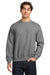 Gildan 18000 Mens Pill Resistant Fleece Crewneck Sweatshirt Heather Graphite Grey Model Front