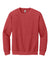 Gildan 18000 Mens Pill Resistant Fleece Crewneck Sweatshirt Heather Scarlet Red Flat Front