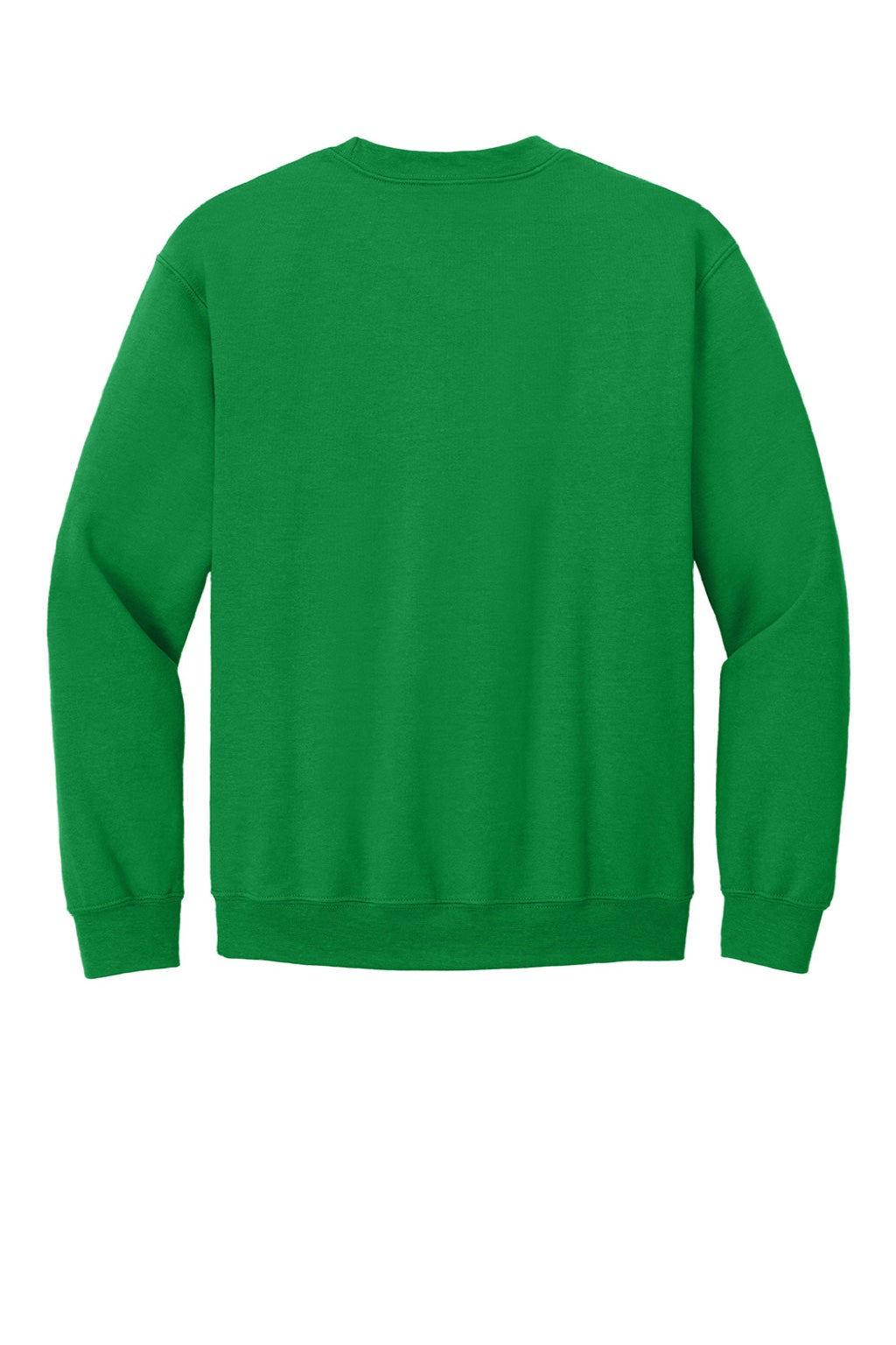Gildan 18000 Mens Pill Resistant Fleece Crewneck Sweatshirt Irish Green Flat Back