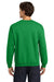 Gildan 18000 Mens Pill Resistant Fleece Crewneck Sweatshirt Irish Green Model Back