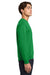 Gildan 18000 Mens Pill Resistant Fleece Crewneck Sweatshirt Irish Green Model Side