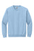 Gildan 18000 Mens Pill Resistant Fleece Crewneck Sweatshirt Light Blue Flat Front