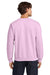 Gildan 18000 Mens Pill Resistant Fleece Crewneck Sweatshirt Light Pink Model Back