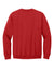 Gildan 18000 Mens Pill Resistant Fleece Crewneck Sweatshirt Red Flat Back