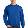 Gildan Mens Pill Resistant Fleece Crewneck Sweatshirt - Royal Blue