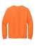 Gildan 18000 Mens Pill Resistant Fleece Crewneck Sweatshirt Safety Orange Flat Back