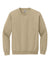 Gildan 18000 Mens Pill Resistant Fleece Crewneck Sweatshirt Sand Flat Front