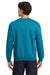 Gildan 18000 Mens Pill Resistant Fleece Crewneck Sweatshirt Sapphire Blue Model Back