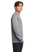 Gildan 18000 Mens Pill Resistant Fleece Crewneck Sweatshirt Sport Grey Model Side