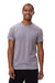 Threadfast Apparel 180A Mens Ultimate Short Sleeve Crewneck T-Shirt Heather Grey Model Front