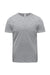 Threadfast Apparel 180A Mens Ultimate Short Sleeve Crewneck T-Shirt Heather Grey Flat Front