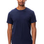 Threadfast Apparel Mens Ultimate Short Sleeve Crewneck T-Shirt - Midnight Navy Blue - Closeout