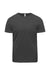 Threadfast Apparel 180A Mens Ultimate Short Sleeve Crewneck T-Shirt Coal Grey Flat Front