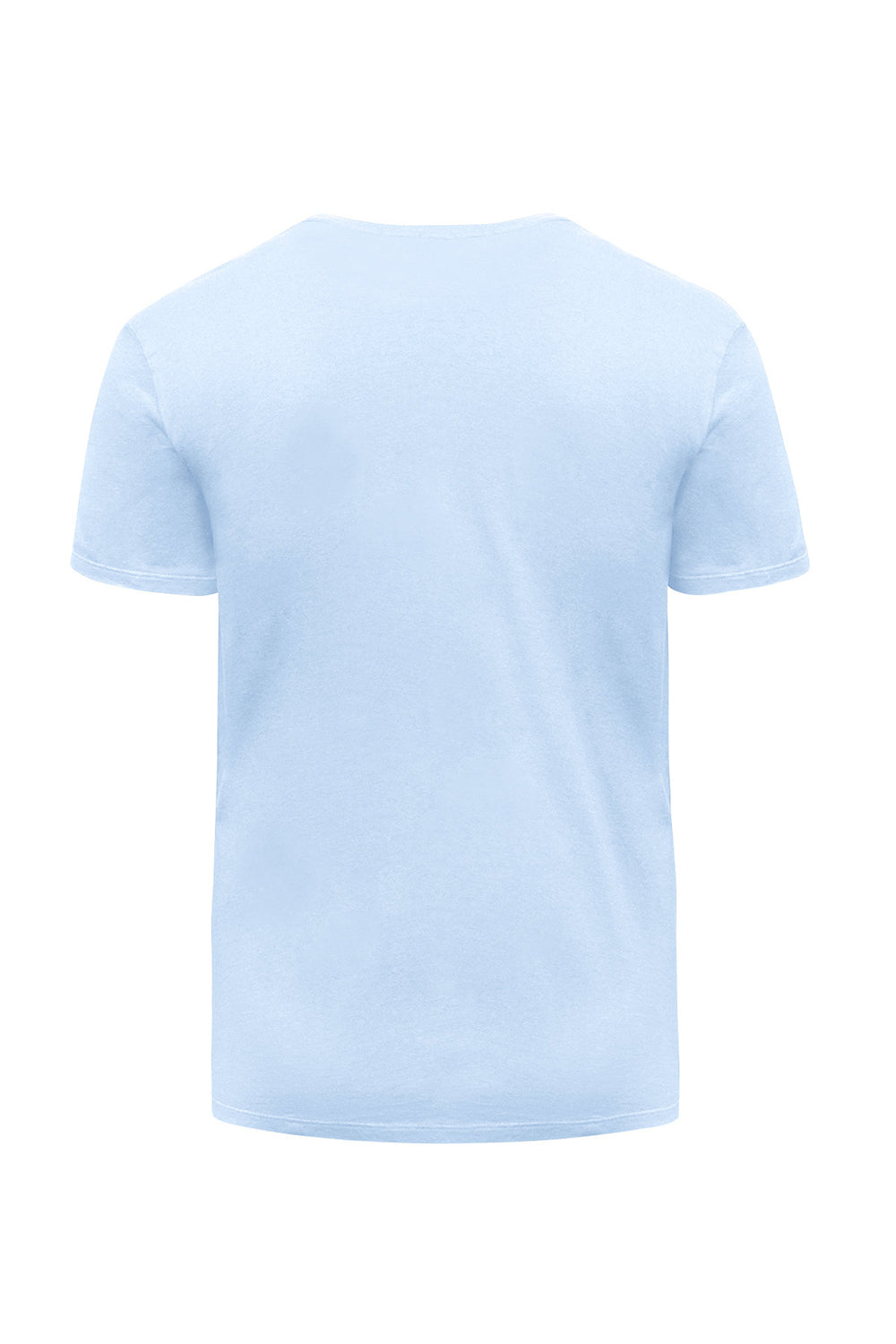 Threadfast Apparel 180A Mens Ultimate Short Sleeve Crewneck T-Shirt Powder Blue Flat Back