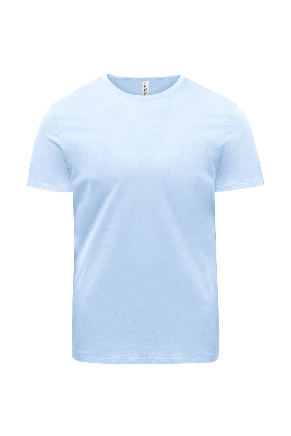 Threadfast Apparel 180A Mens Ultimate Short Sleeve Crewneck T-Shirt Powder Blue Flat Front