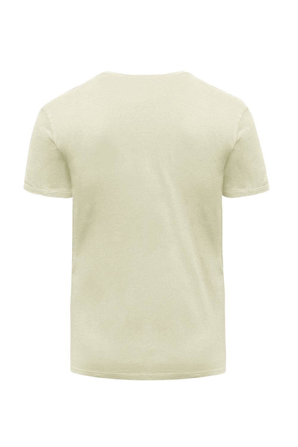 Threadfast Apparel 180A Mens Ultimate Short Sleeve Crewneck T-Shirt Sand Flat Back