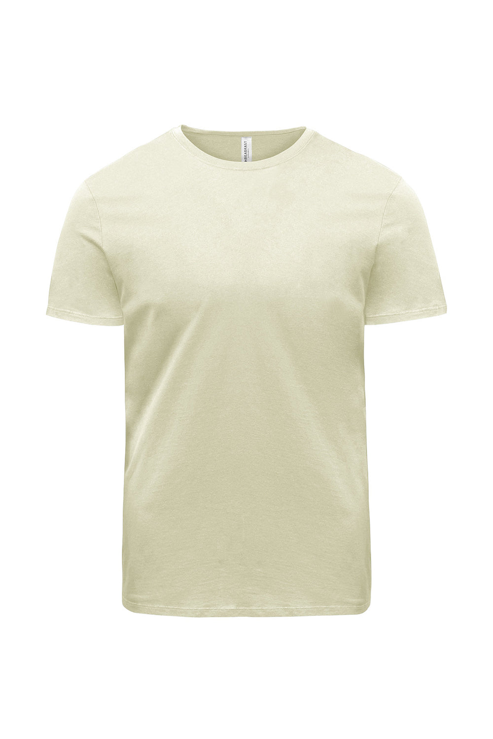 Threadfast Apparel 180A Mens Ultimate Short Sleeve Crewneck T-Shirt Sand Flat Front