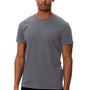 Threadfast Apparel Mens Ultimate Short Sleeve Crewneck T-Shirt - Smoke Grey - Closeout