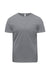 Threadfast Apparel 180A Mens Ultimate Short Sleeve Crewneck T-Shirt Smoke Grey Flat Front