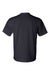 Bayside 1701 Mens USA Made Short Sleeve Crewneck T-Shirt Navy Blue Flat Back