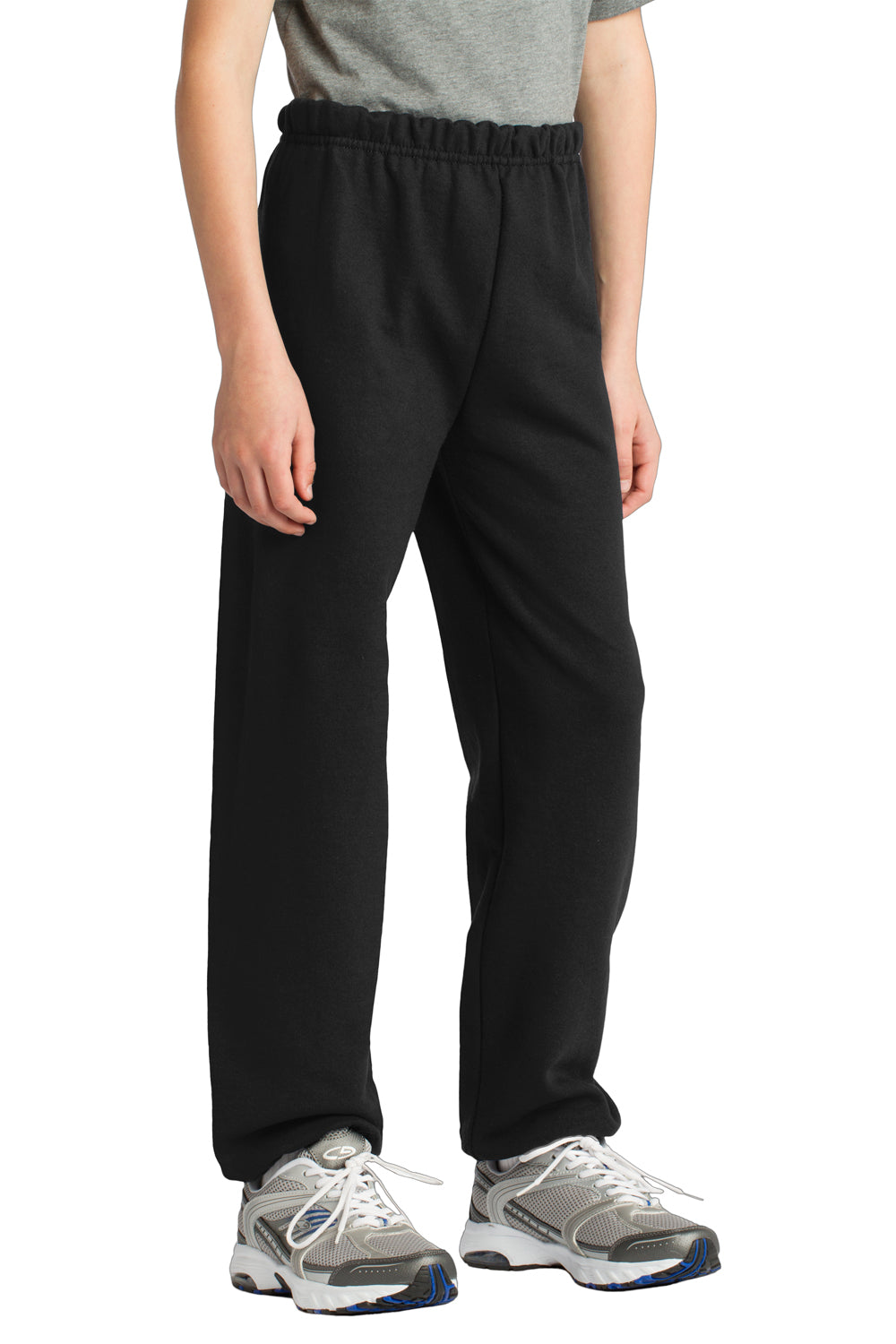 Gildan 18200B Youth Heavy Blend Sweatpants Black Model 3Q