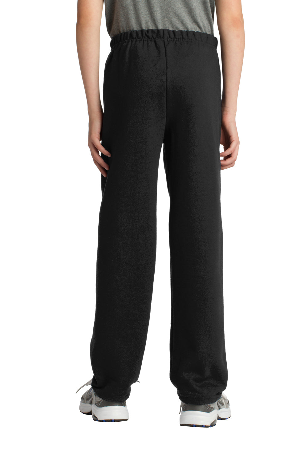 Gildan 18200B Youth Heavy Blend Sweatpants Black Model Back