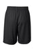 Badger 4107 Mens B-Core Moisture Wicking Shorts Black Flat Back