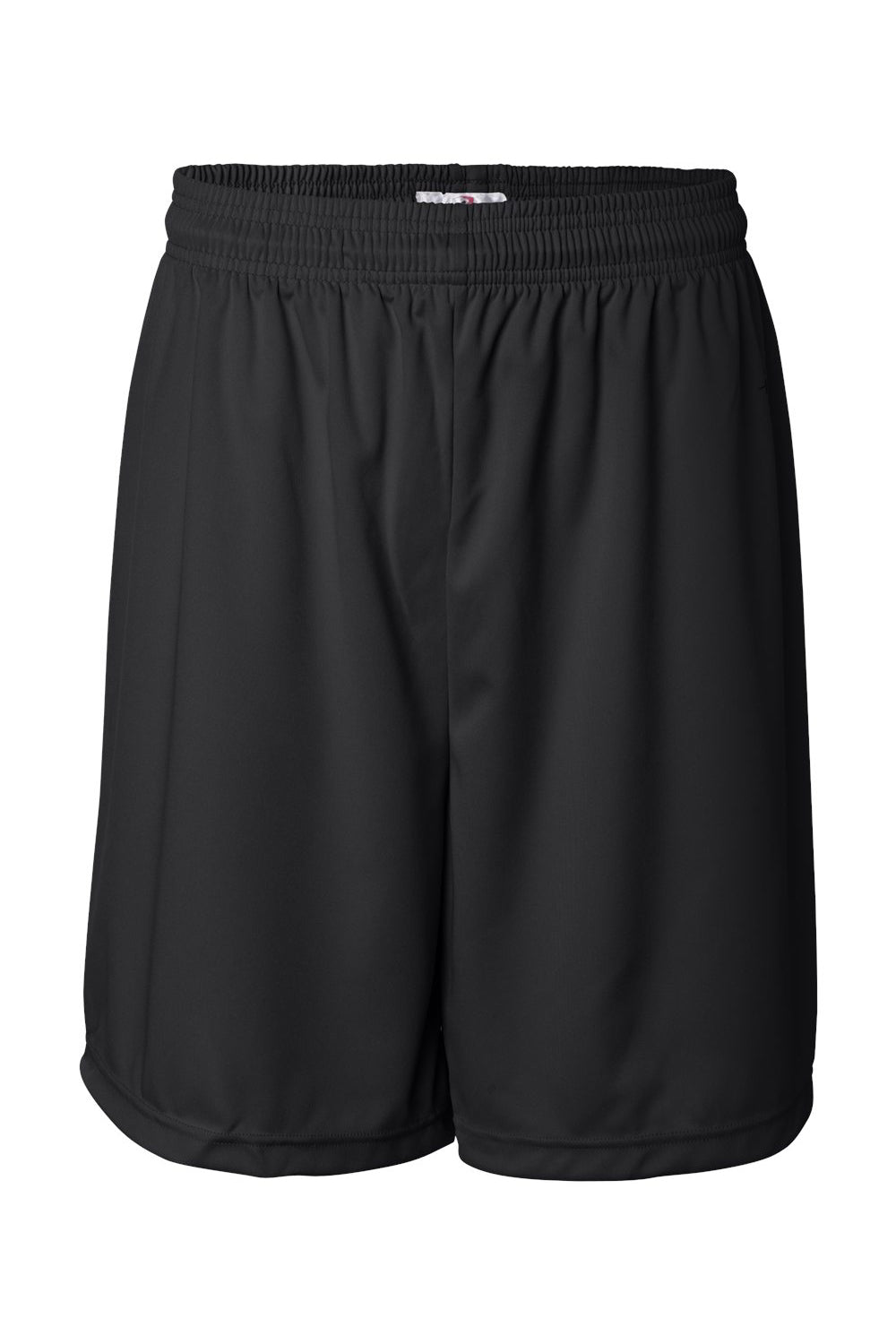 Badger 4107 Mens B-Core Moisture Wicking Shorts Black Flat Front