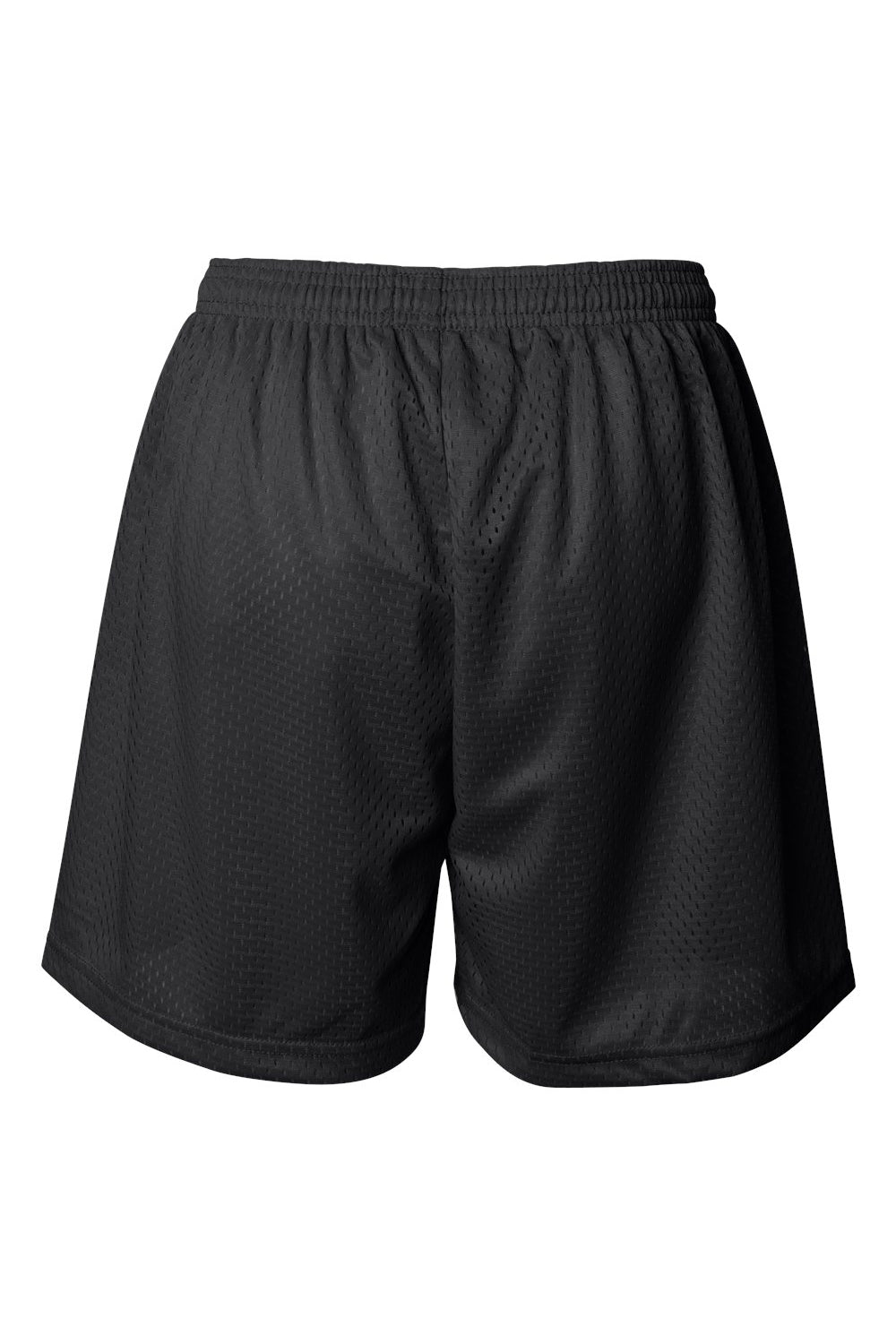 Badger 7216 Womens Pro Mesh Shorts w/ Liner Black Flat Back