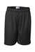 Badger 7207 Mens Pro Mesh Shorts Black Flat Front