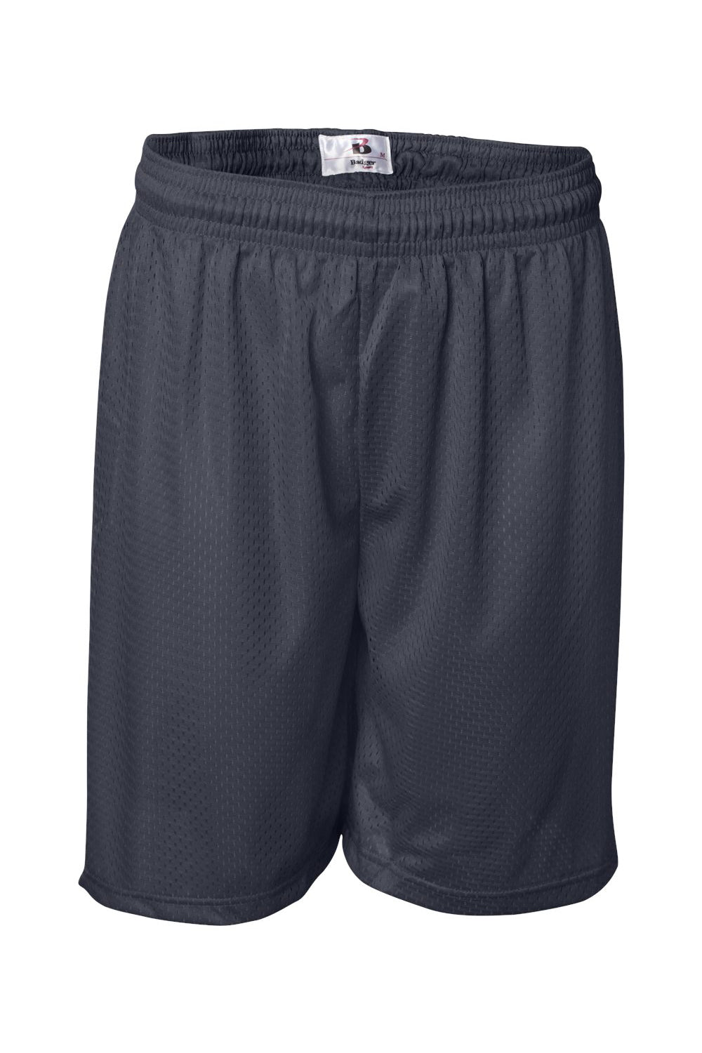 Badger 7207 Mens Pro Mesh Shorts Navy Blue Flat Front