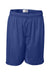 Badger 7207 Mens Pro Mesh Shorts Royal Blue Flat Front