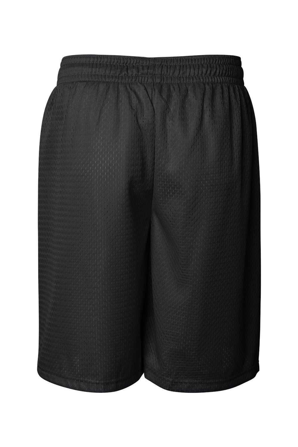 Badger 7209 Mens Pro Mesh Shorts Black Flat Back