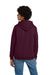 Gildan 18500B Youth Pill Resistant Hooded Sweatshirt Hoodie w/ Pouch Pocket Maroon Model Back