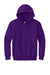 Gildan 18500B Youth Pill Resistant Hooded Sweatshirt Hoodie w/ Pouch Pocket Purple Flat Front