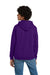 Gildan 18500B Youth Pill Resistant Hooded Sweatshirt Hoodie w/ Pouch Pocket Purple Model Back