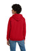 Gildan 18500B Youth Pill Resistant Hooded Sweatshirt Hoodie w/ Pouch Pocket Red Model Back