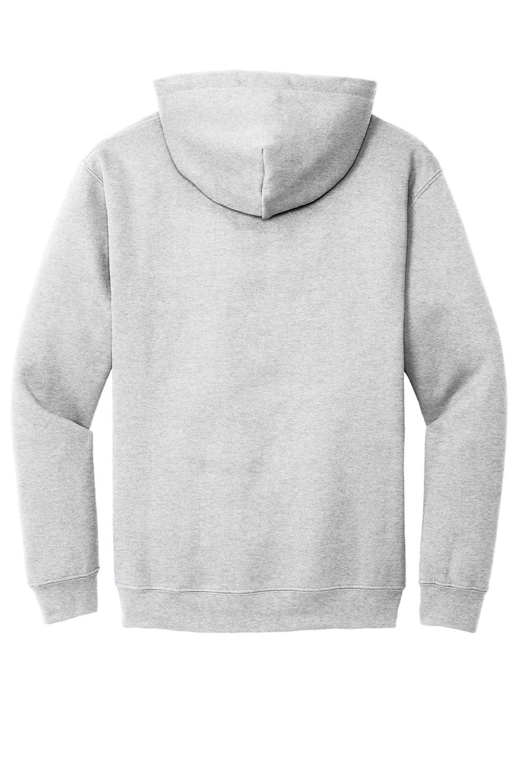 Gildan 18500 Mens Pill Resistant Hooded Sweatshirt Hoodie w/ Pouch Pocket Ash Grey Flat Back