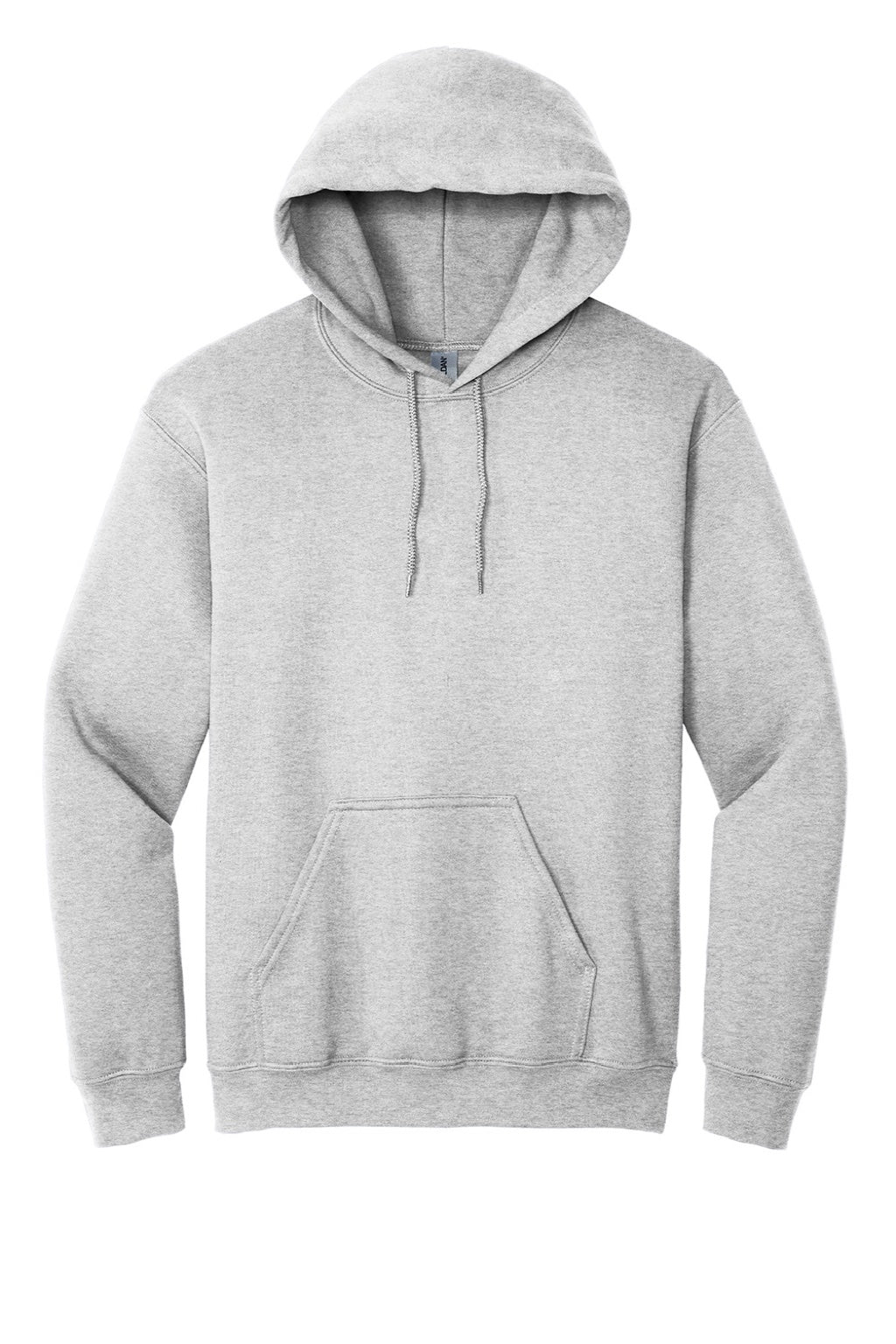 Gildan 18500 Mens Pill Resistant Hooded Sweatshirt Hoodie w/ Pouch Pocket Ash Grey Flat Front