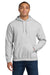 Gildan 18500 Mens Pill Resistant Hooded Sweatshirt Hoodie w/ Pouch Pocket Ash Grey Model Front
