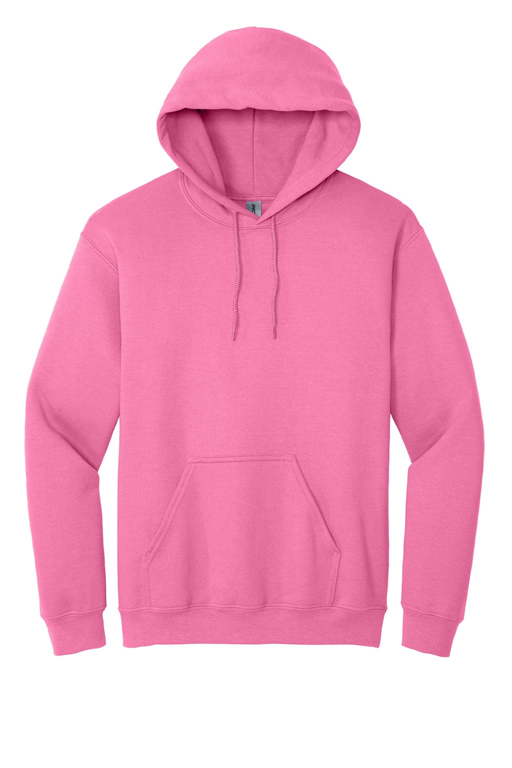 Gildan 18500 Mens Pill Resistant Hooded Sweatshirt Hoodie w/ Pouch Pocket Azalea Pink Flat Front