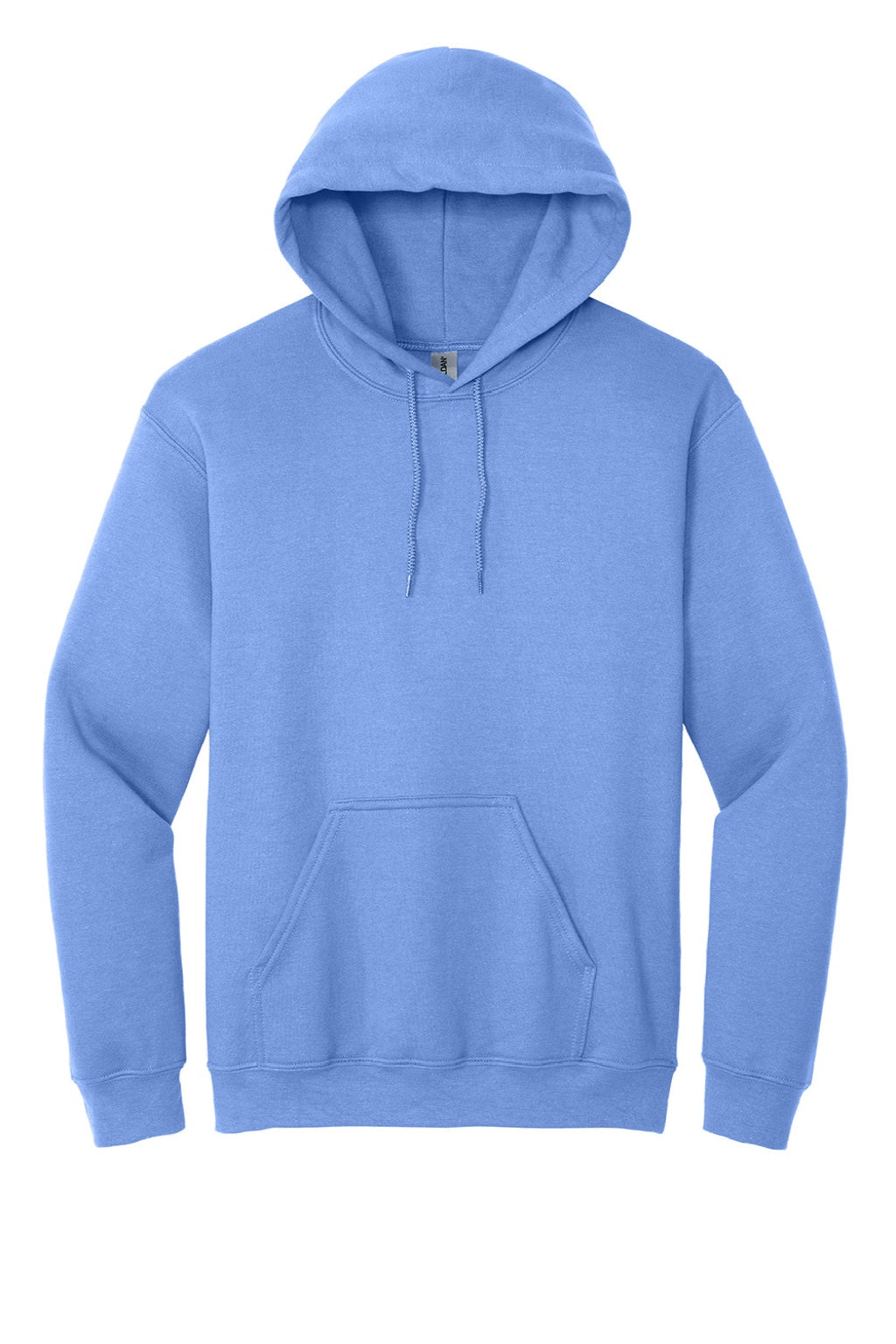 Gildan 18500 Mens Pill Resistant Hooded Sweatshirt Hoodie w/ Pouch Pocket Carolina Blue Flat Front