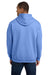Gildan 18500 Mens Pill Resistant Hooded Sweatshirt Hoodie w/ Pouch Pocket Carolina Blue Model Back