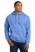 Gildan 18500 Mens Pill Resistant Hooded Sweatshirt Hoodie w/ Pouch Pocket Carolina Blue Model Front