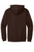 Gildan 18500 Mens Pill Resistant Hooded Sweatshirt Hoodie w/ Pouch Pocket Dark Chocolate Brown Flat Back