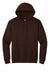 Gildan 18500 Mens Pill Resistant Hooded Sweatshirt Hoodie w/ Pouch Pocket Dark Chocolate Brown Flat Front