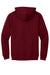 Gildan 18500 Mens Pill Resistant Hooded Sweatshirt Hoodie w/ Pouch Pocket Garnet Red Flat Back